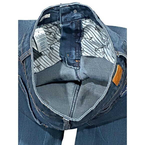 Seven7 Weekend Slim Fit Jean Flattering Straight Leg Super Stretch Denim Size 4 - Picture 13 of 14